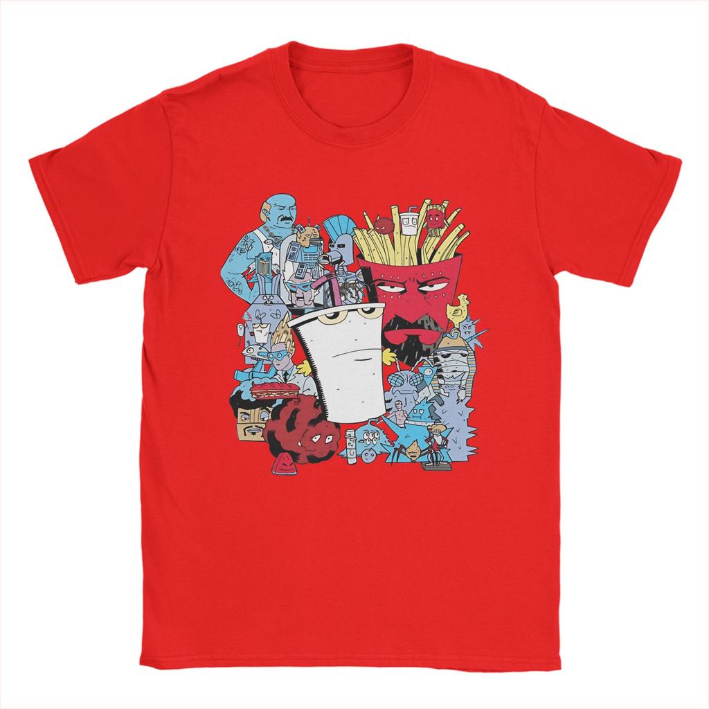 Unisex's Aqua Teen Hunger Force T Shirt 100% Cotton Tops Amazing Short Sleeve Crewneck Tees Plus Size T-Shirts