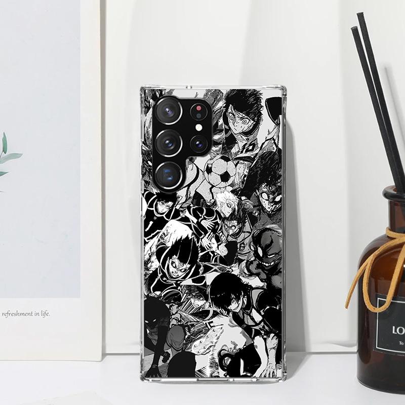 Blue Lock Football Anime Phone Case For Samsung Galaxy S26 S25 Edge S24 FE S23 S22 Ultra S21 Plus S20 + Art Fundas Back Cover Ga