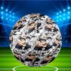 Custom Name Personalized Demon Slayer Print Size 5 Soccer Ball Training & Match Football, for Team, Kicking, Gift for Football