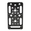 Universal Cheese Plate with 1/4in-20 & 3/8in-16 Thread Cinema Camera Mounting Baseplate for DSLR Cage Rig Railblocks