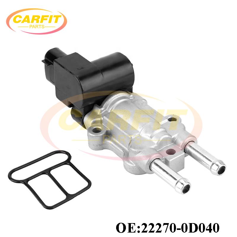 OEM 22270-0D040 22270-22061 22270-22060 136800-1820 IACV Idle Air Control Valve For Toyota Matrix Corolla Pontiac Vibe Car Parts