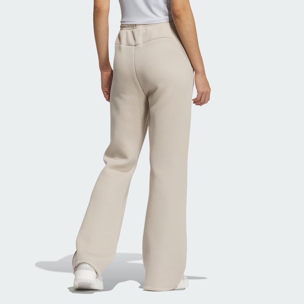 Adidas Fustl Solid Color Comfortable Fashion Simple Slim Fit Lace-Up Casual Pants Women Pants Phosphor-Brown JW1970