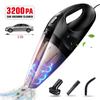 3-in-1 Tragbare Autostaubsauger, Wasserdichter Auto-Staubsammler, Handstaubsauger-Set mit Kabel (100W 3200pa Starke Saugkraft)