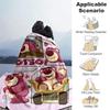 1pc Lots-o'-Huggin'Bear Printing Blanket - Soft, All-Season Throw for Office Blanket, Car, Travel