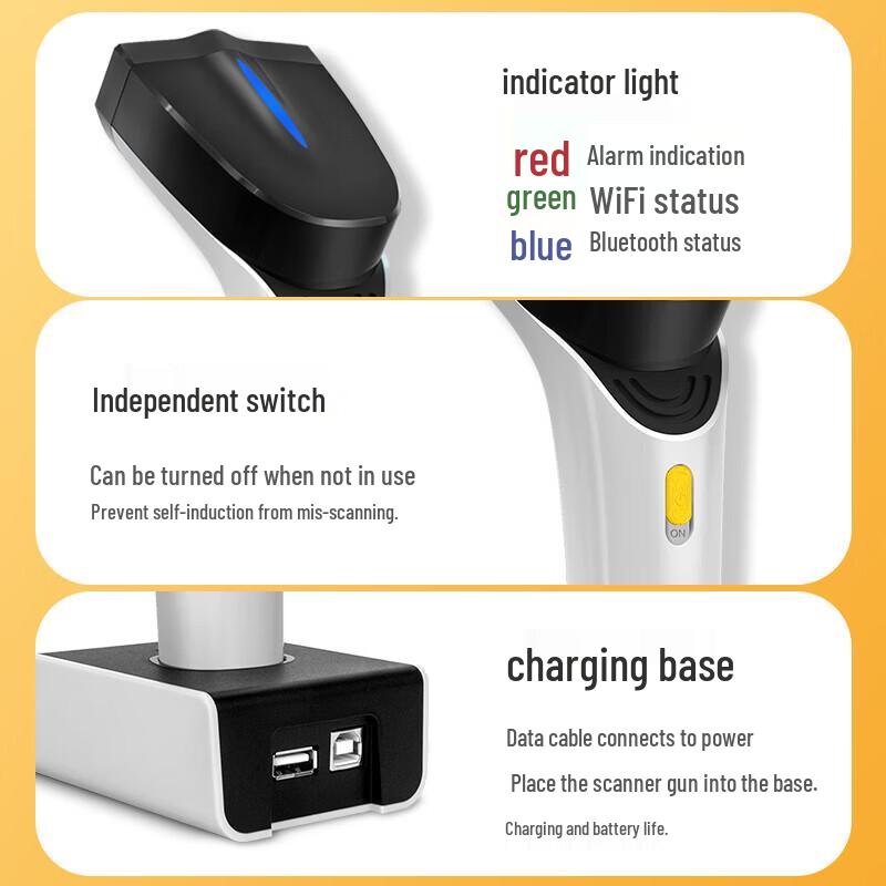 NETUM DS2800 Wireless 2D Barcode Scanner