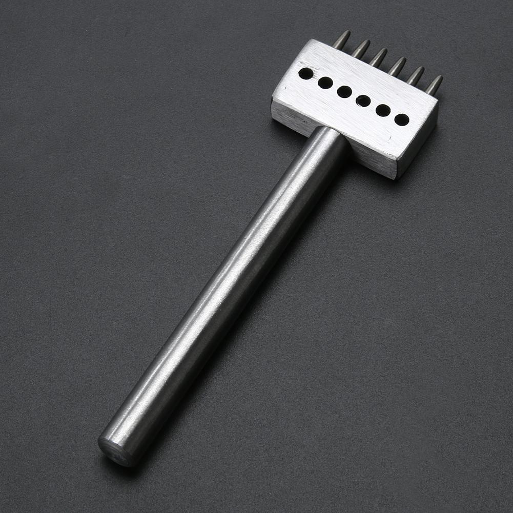 6mm Hole Space Punch DIY Stitched Porous Circular Cut Row Leather Punching Tool 6mm Hole Space Punch DIY Stitched Porous Circular Cut Row Leather Punching Tool
