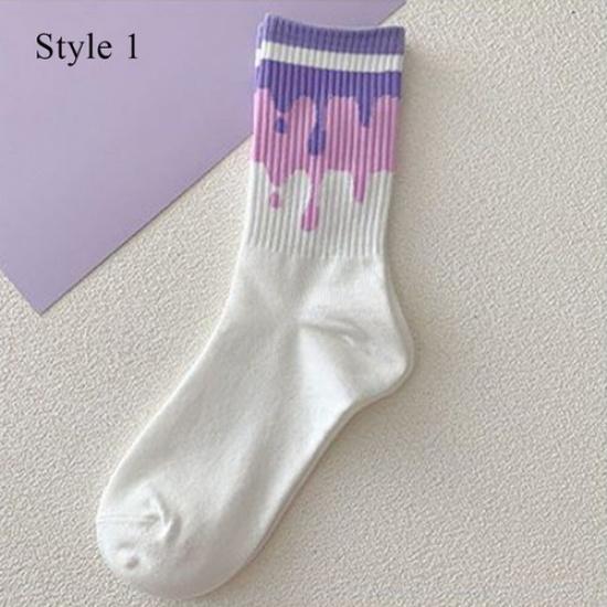 Love Cotton Socks Letter Embroidery Socks Hip Hop Skateboarding Team Socks 1pair