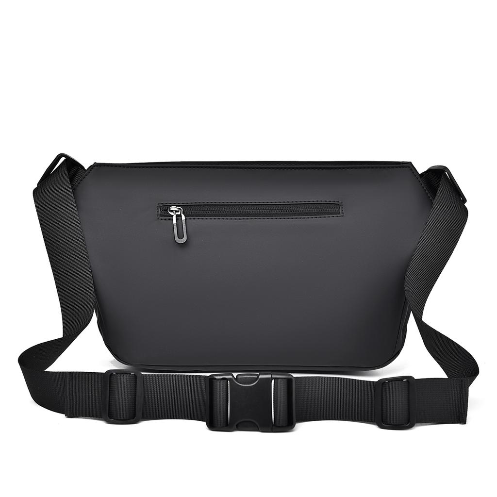 Crossbody Bag Men's Waterproof Chest Bag Fashionable Shoulder Bag