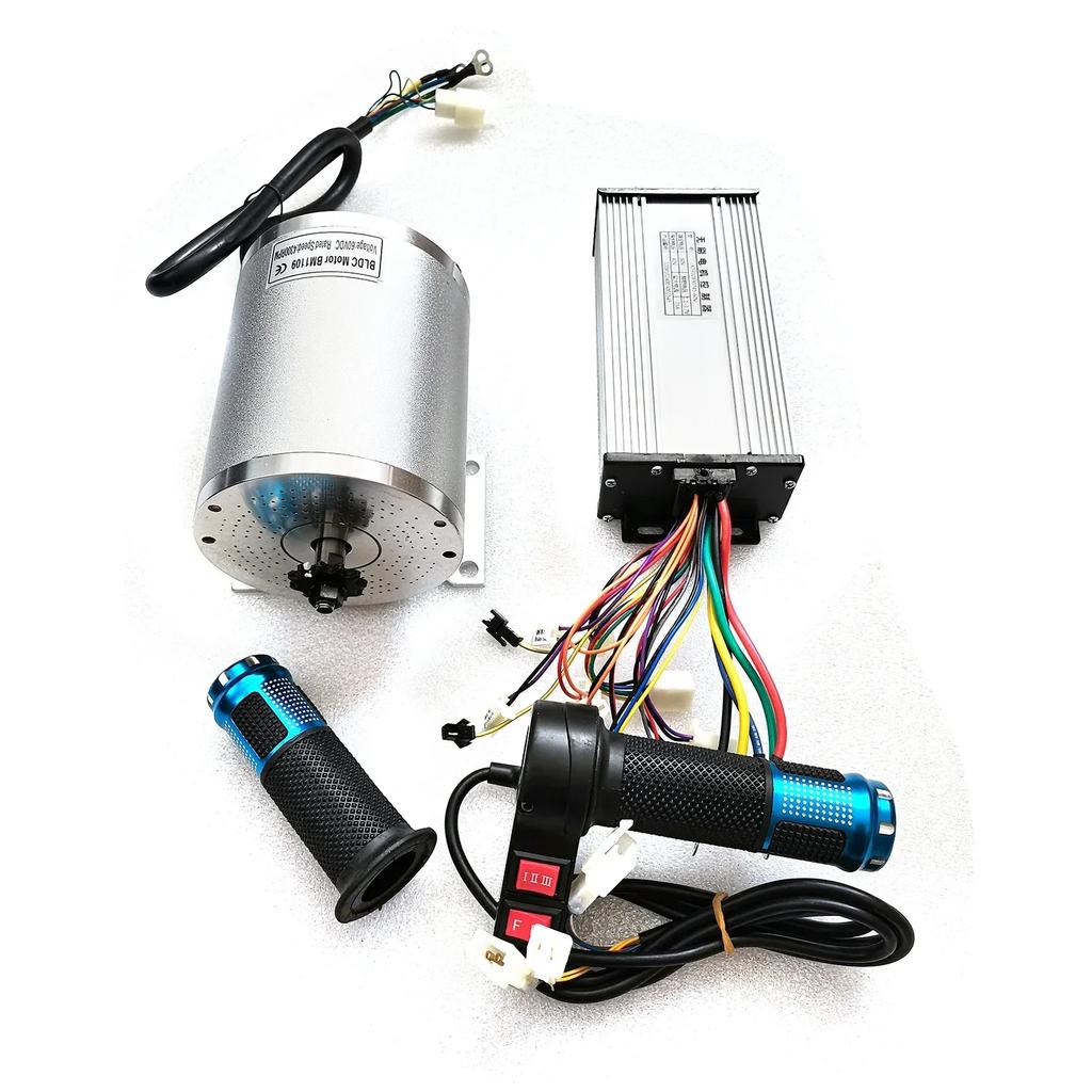 Elektrischer bürstenloser DC-Motor-Kit Hochgeschwindigkeits-Motorcontroller Geeignet für Elektroroller und Elektromotorräder 2kW