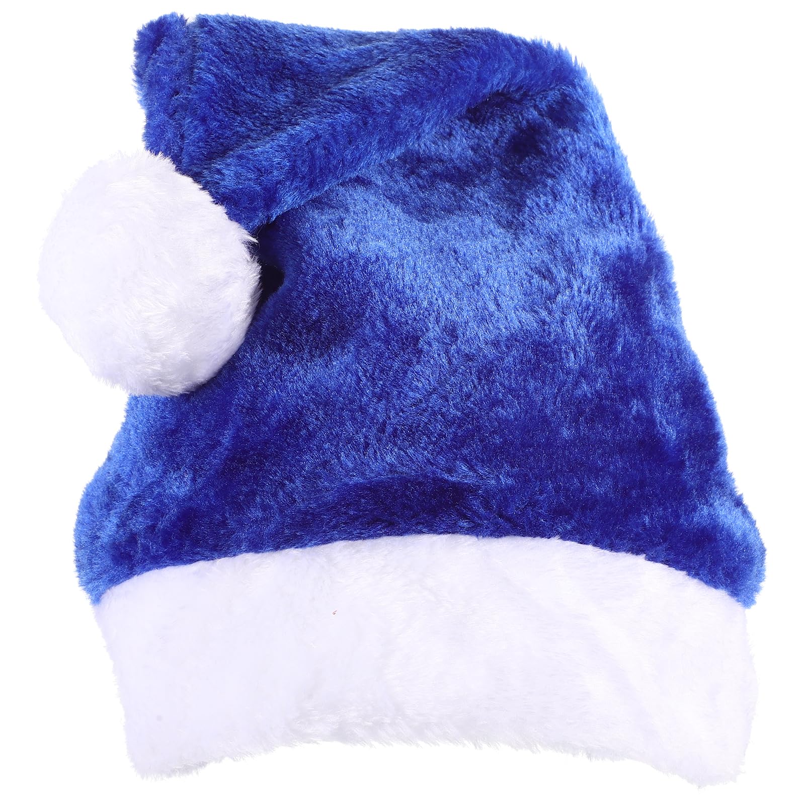 

NUOLUX Christmas Santa Hat for Adults, Cosplay Santa Claus Hat, Perfect for Christmas Parties and Costumes, Blue