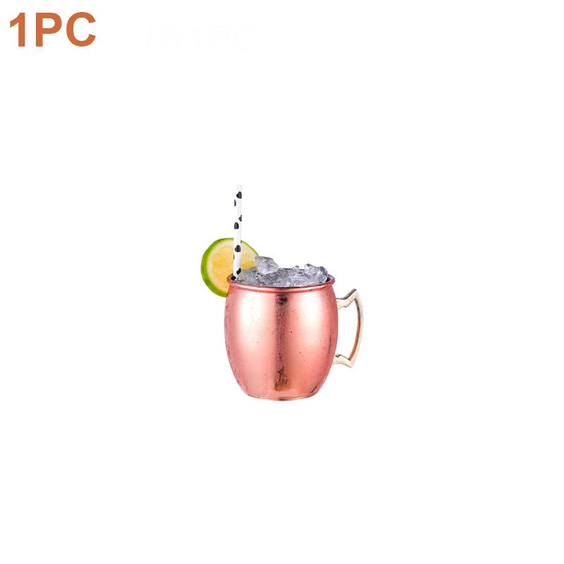 1-3pcs 550ml Hammered Copper Plated Moscow Mule Mug Beer Cup Coffee Cup Mug Copper Plated Canecas Mug Travel Mug Champagne Party