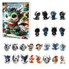 Exquisite Christmas Gift Box Dragon Advent Calendars 2026, 24 Days Countdown Calendar with Acrylic Hanging Ornaments Ornaments, Collectible