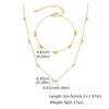 Vnox Bowknot Chain Bracelet Stainless Steel Minimalist Dainty Jewelry for Women Fashion Delicate Butterfly Knot Charm Necklaces