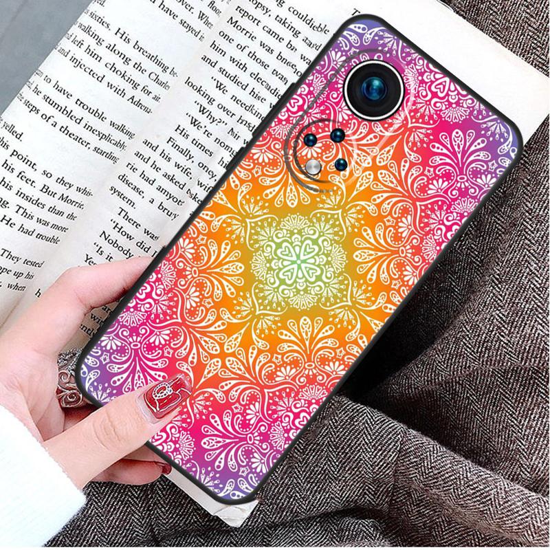 Trippy Tie Dye Floral Mandala Case For Honor Magic 8 6 7 Lite Honor 400 200 Pro 50 70 90 X8c X8b X9a X9c X9b X9d Win Cover