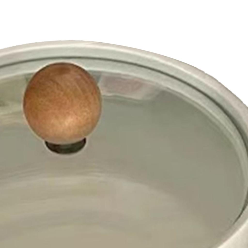 6in Soup Bowls Multifunctional Thermal Insulation Ceramic Soup Crocks with Double Handles Lid for Instant Noodles Soup