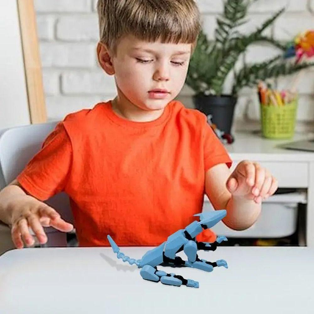 Shapeshift Movable Dog Figures Mannequin Multi-Jointed Dog Lucky Character Robot  Collection Gifts