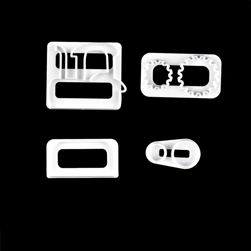 

4 шт./набор в форме трактора, формочки для печенья, помадки, инструменты для печенья, инструменты для украшения тортов, инструменты для конфет, сахарная печать, штамп-форма