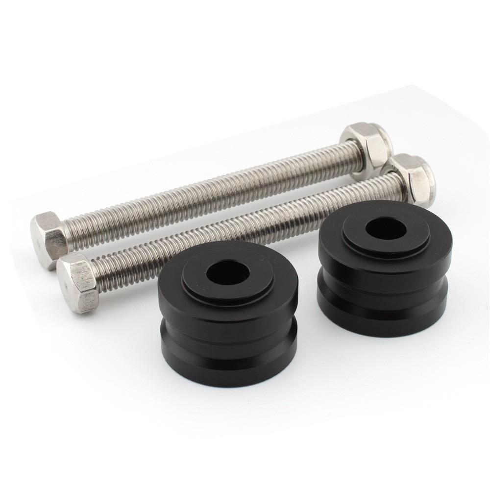 High-quality Handlebar Raising Blocks For Suzuki V-strom 1050xt Dl1050xt 2019-2020 In Elegant Black Silver