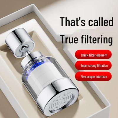 Universele Anti-Spat Keukenkraan Waterzuiveraar Verlengstuk met Huishoudelijk Filter