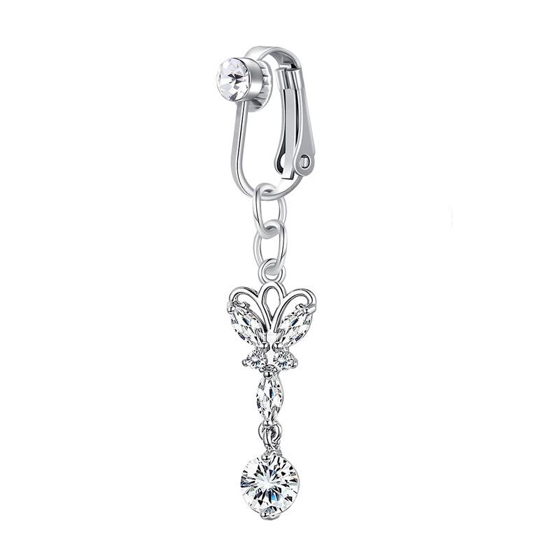 Stylish No-Clip Navel Ring and Stud Collection