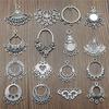 10pcs Charms Earring Connector Antique Silver Color Earring Connector Charms Earring Connector Charms For Jewelry Making
