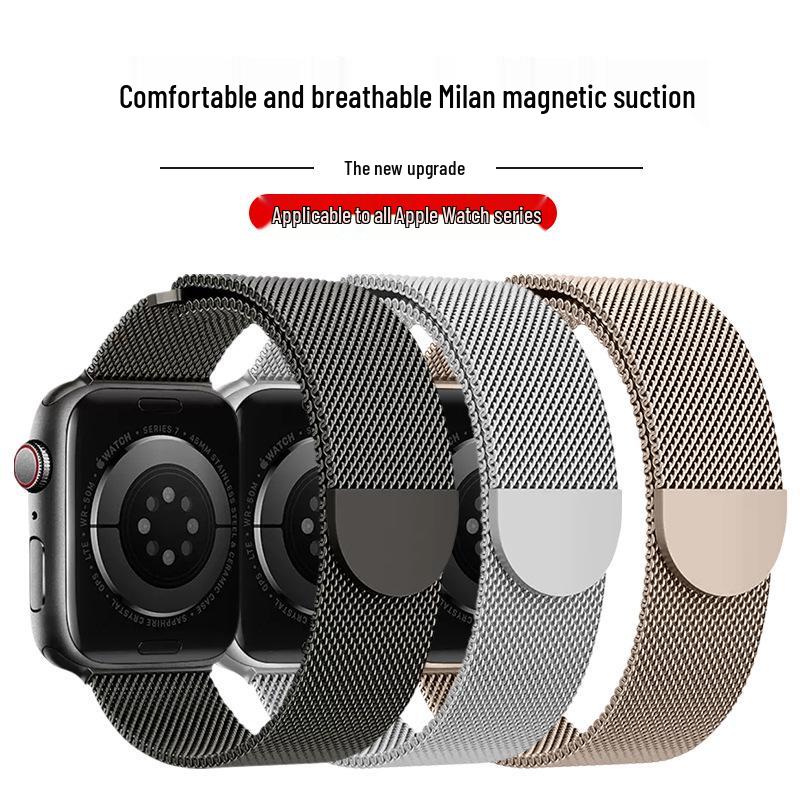 Milanese Magnetic Steel Strap for Apple Watch Ultra/iWatch 10