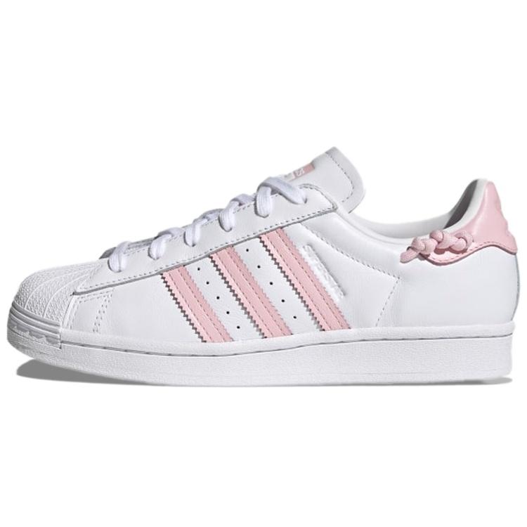 (WMNS) adidas Superstar  Knotted Rope - White Clear Pink  Women s GZ3446 EU 39⅓