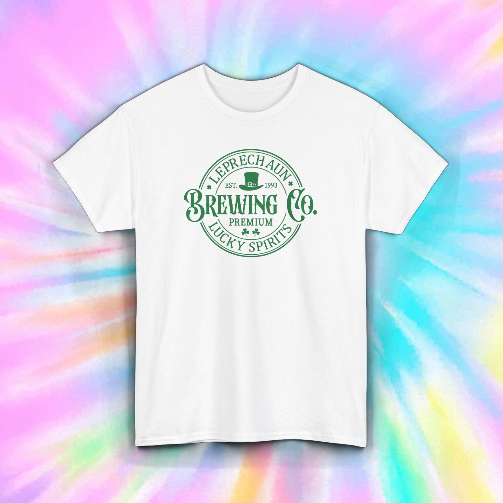 Leprechaun Brewing Co. T-Shirt Funny St. Patrick’s Day Irish Beer Tee S-5XL XXXXL