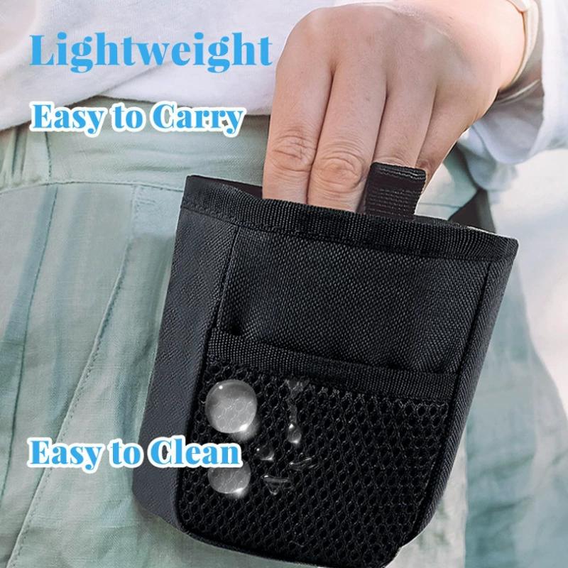 Multifunctional Dog Training Treat Pouch Outdoor Walking Waist Bag Waterproof Pet Snack Food Storage Bag For Obedience With Clip