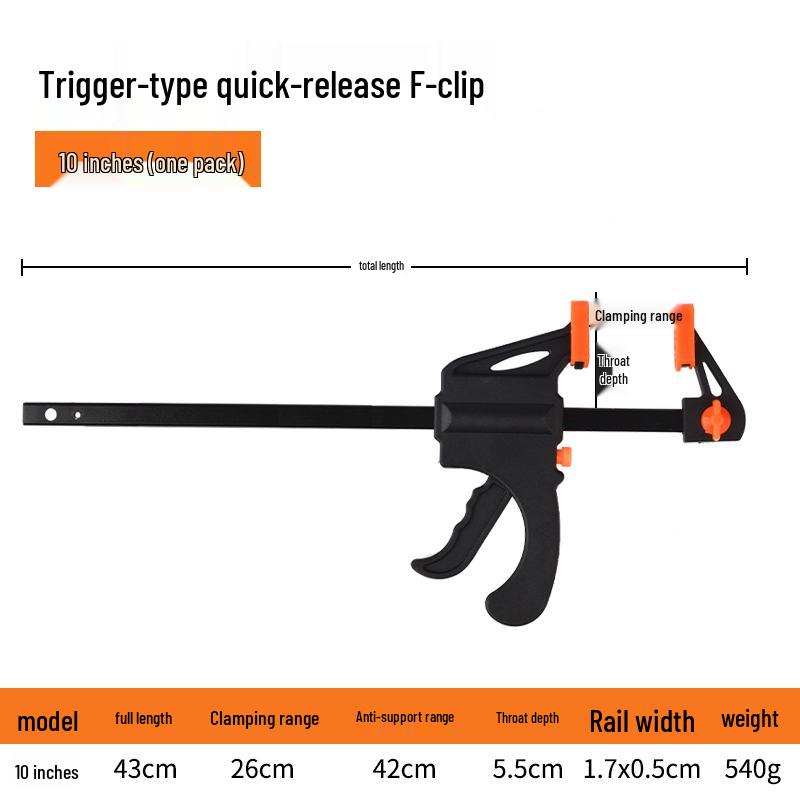 Quick Woodworking A-Clamp for Marble & Stone, Thickened Spring, 4/6/9 Inch