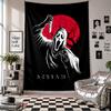 Wall TapestryScream Ghostface Art Hanging Cloth Decorative Background Cover for Room Decoration