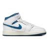 Air Jordan 1 Mid SE GS Industrial Blue Kids Sneakers White Sail FN7432-141