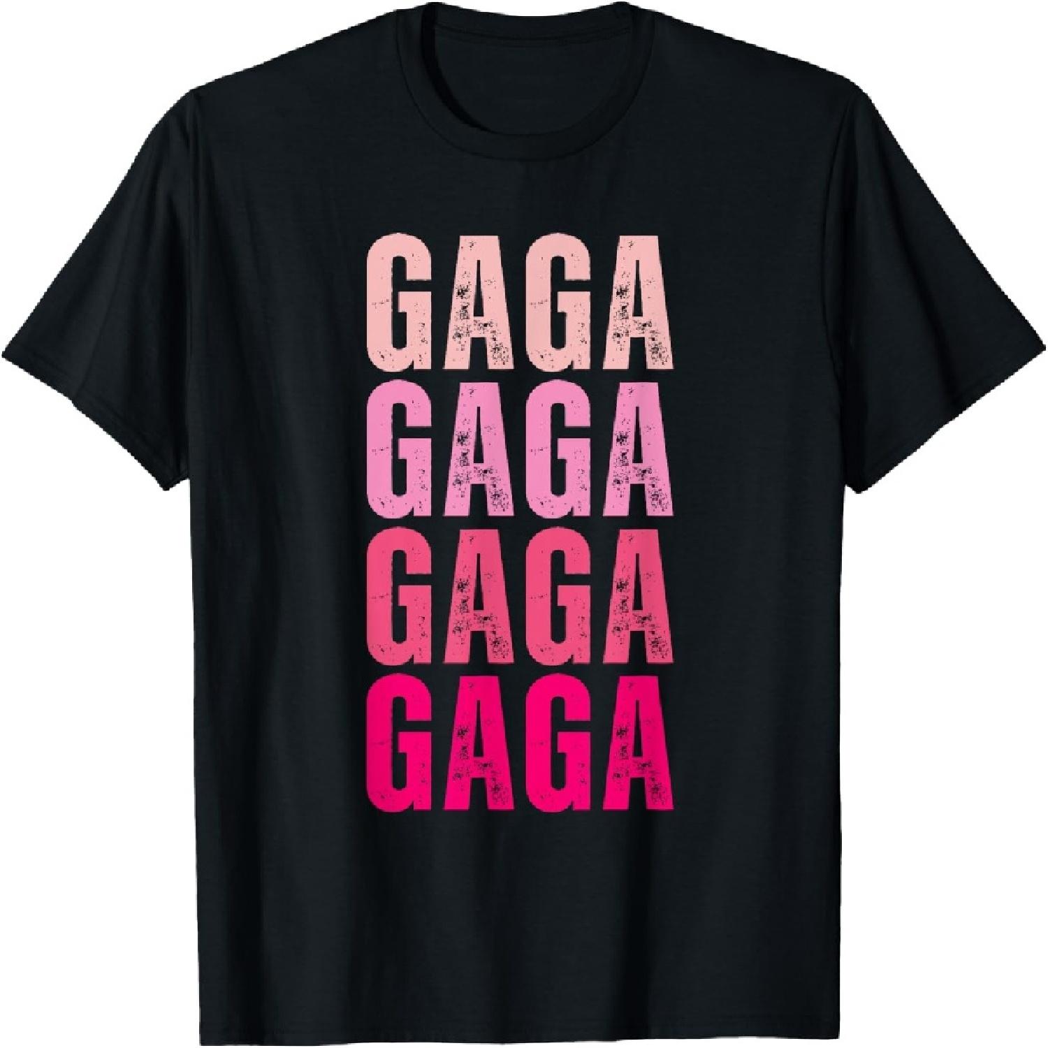 

First Name Gaga Vintage I Love Gaga T-Shirt XXXXXL чёрный