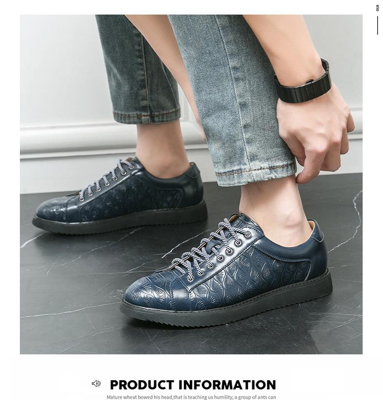 Herren Schnür-Lederschuhe Europäisch: Formelle & Lässige Frühjahrs-/Sommermode, Große Größen
