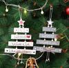 New Christmas Wooden Door Hanging Decoration with Bell and Chime Pendant