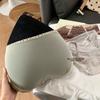 Women's Summer Breathable Lace Light Luxury Satin Mesh Wrap Hip Mid Low Waist Briefs