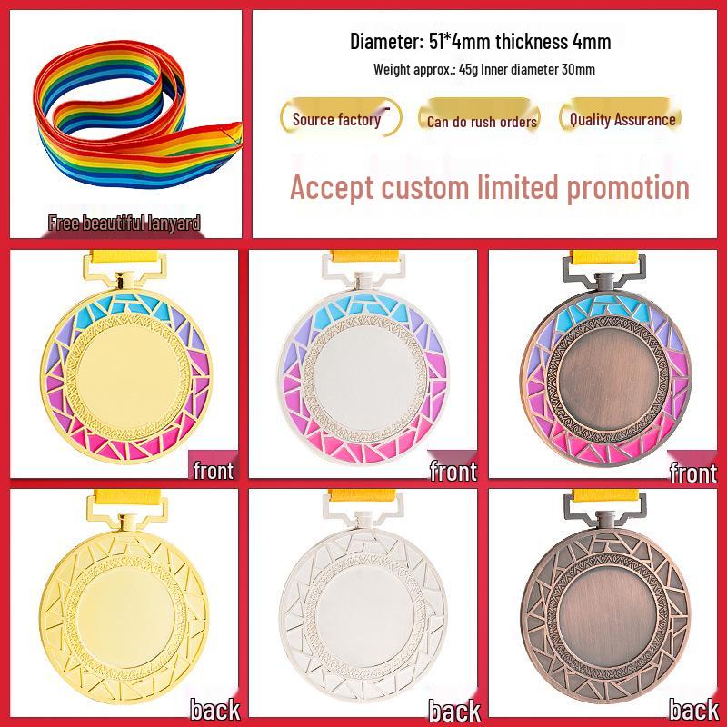 Custom Children s Sports Meet Medals for Kindergarten & Parent-Child Activities