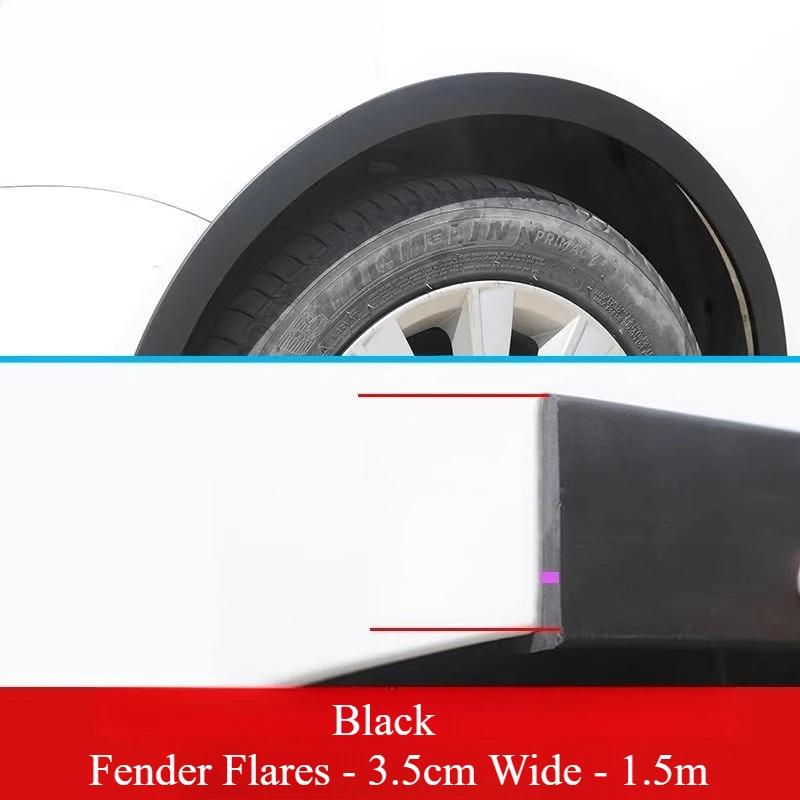 Car Wheel Eyebrow Anti-collision Strip Carbon Fiber Pattern Wide Wheel Eyebrow Sticker Anti-scratch Scratch Modification Parts B