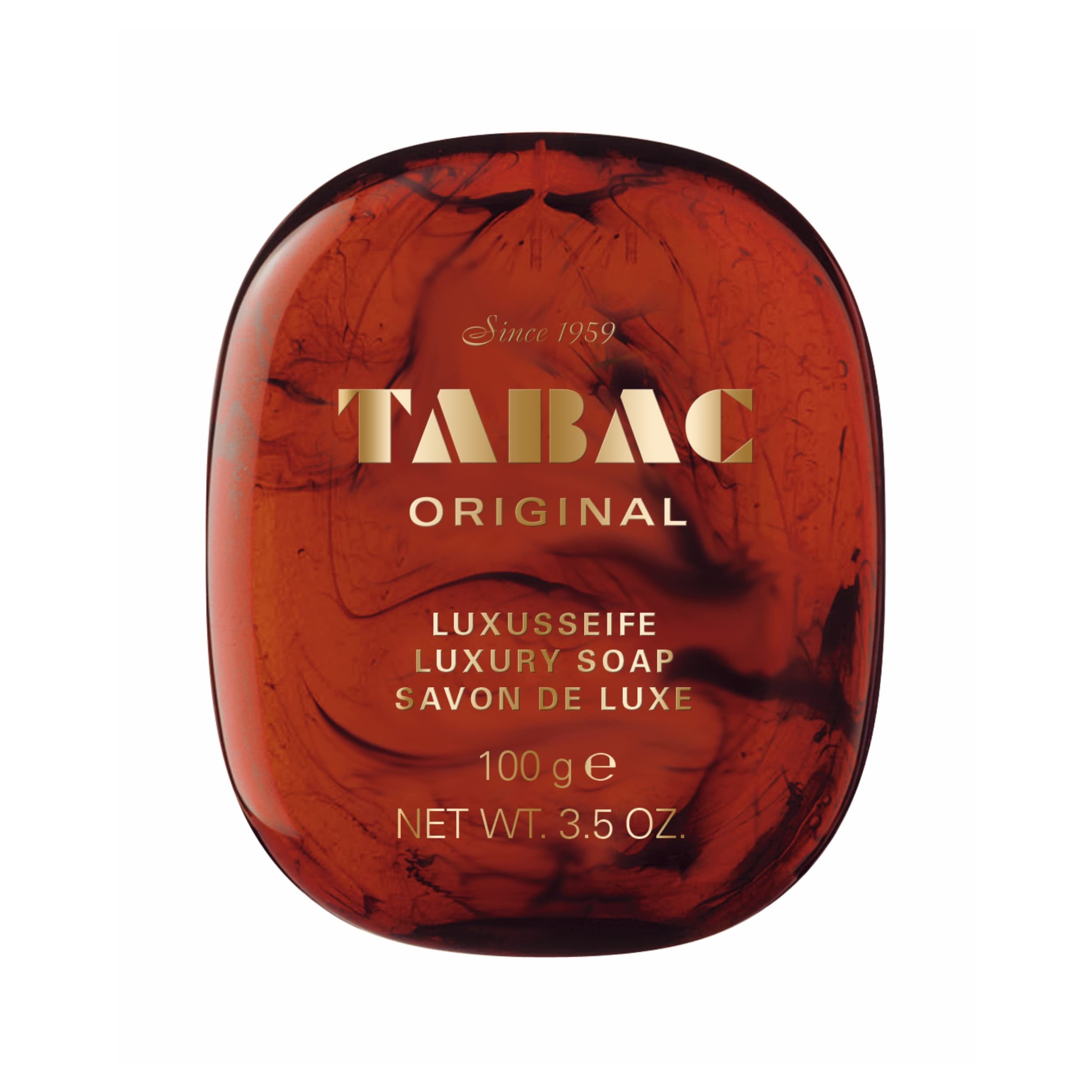 Tabac Original Soap 100g for Men | Luxury Bath Soap Bar | Rich Lather Gentle Cleansing | Classic Spicy Masculine Fragrance | Long Lasting Scent Soa