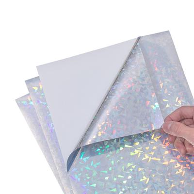 Cold Laminated Film Glitter Holographic Overlay Laminating Inkjet Printing Paper