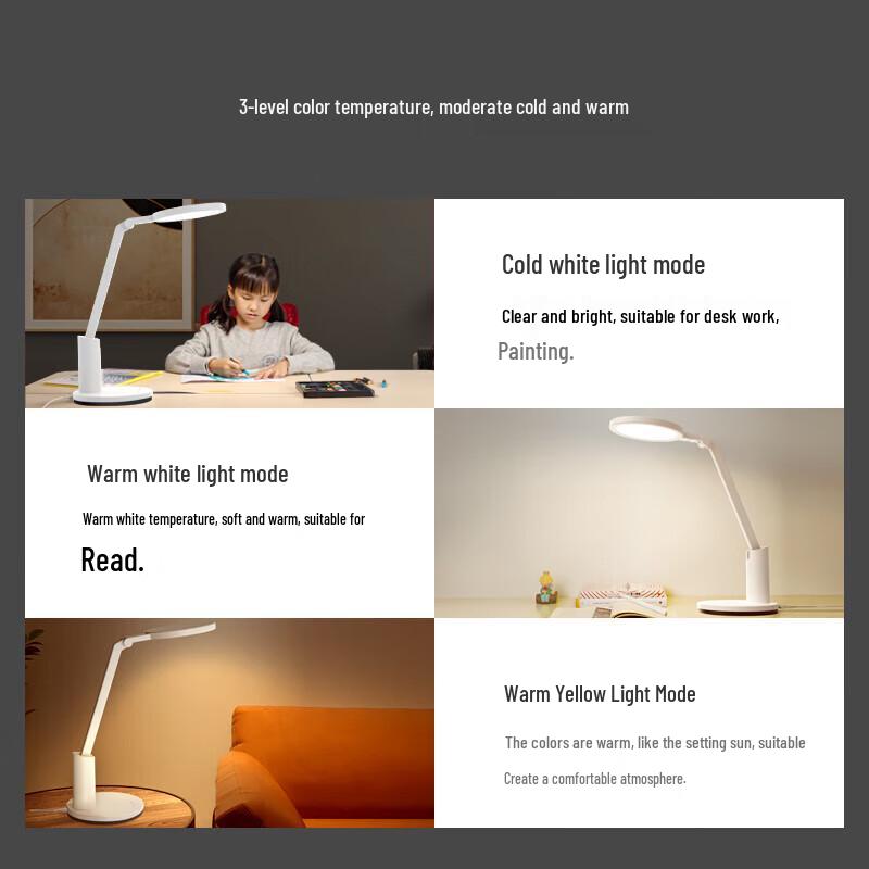 Haoshili TG035 Augenschutz LED Schreibtischlampe Klasse AA