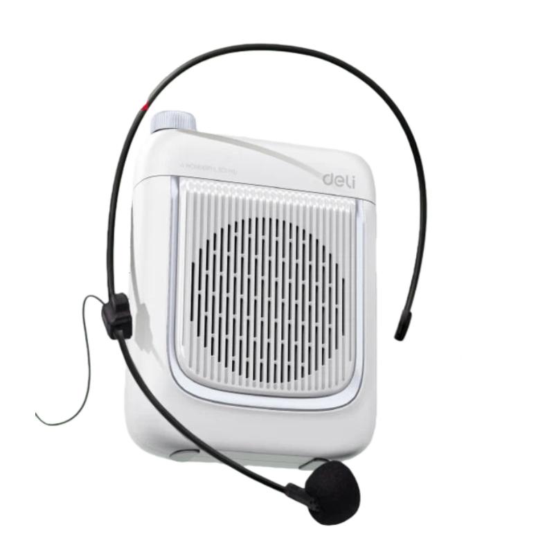 

13W Teacher Speaker Tour Guide Waist-hanging Microphone Bluetooth Speaker Portable Megaphone Teaching Loudspeaker High Volume білий