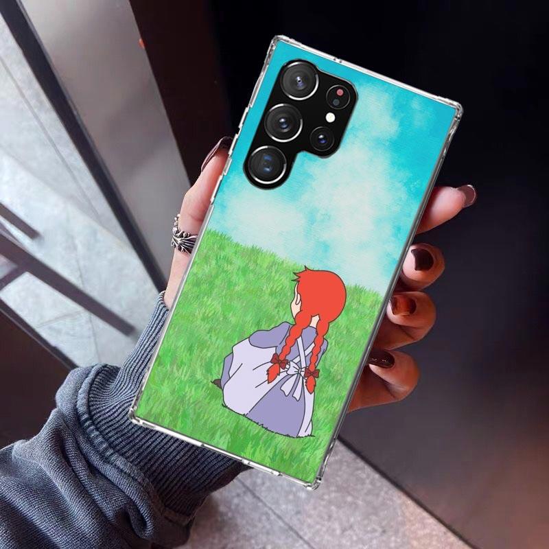 A-Anne Of Green Gables Shirley Phone Case For Samsung Galaxy S26 S25 Edge S24 S23 Ultra S22 Plus S21 S20 FE Soft TPU Back Cover