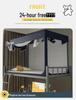 University Dorm Blackout Privacy Curtain - 3-Door Mosquito Net for Bunk Beds