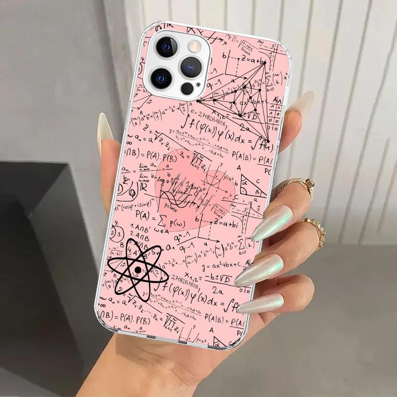 Physics Chemical Mathematics Phone Case for Iphone 17 Air 16 15 Plus 14 13 Mini 12 11 Pro Max 16E 7 8 SE 2020 Soft Funda Print S