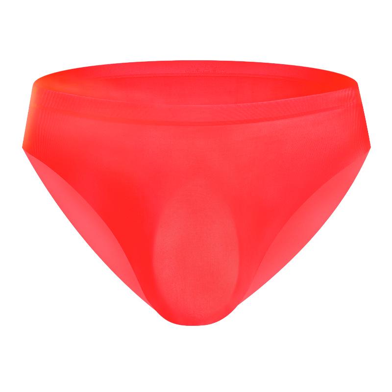 Men's Seamless Ice Silk Briefs - Sexy & Trendy Summer Wear