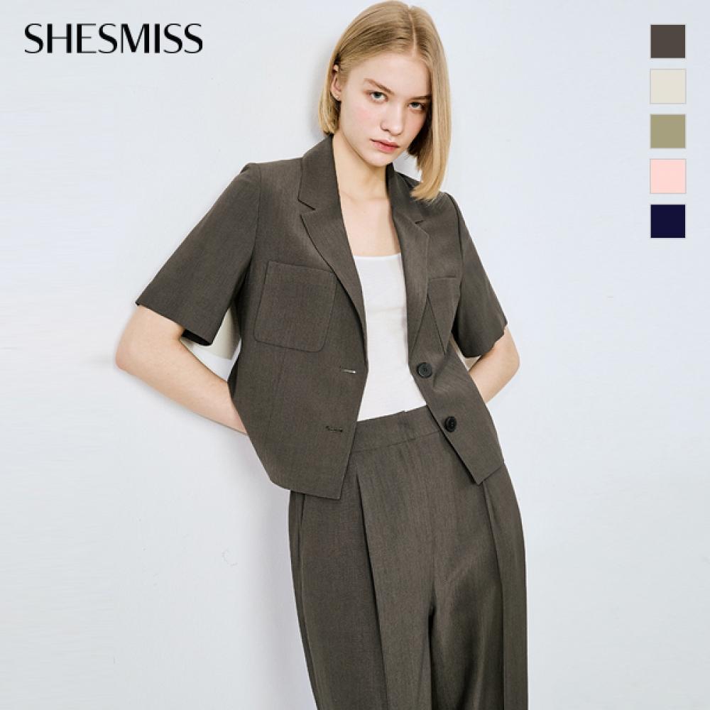 

Она S мисс минималистичный прямой пиджак SwSjko22010 beige/44