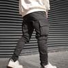 Men's Spring and Autumn Multi-Pocket Workwear Pants Straight Leg Slim Long Pants