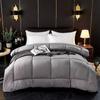 White Cotton Thickened Duvet - Cozy Quilt for Dorms and Emergency Relief