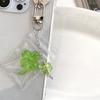 Adorable Four Leaf Clovers Pendant for Bags Or Keys Handmade Keychain Lanyard Phone Strap Stylish Cellphone Decoration
